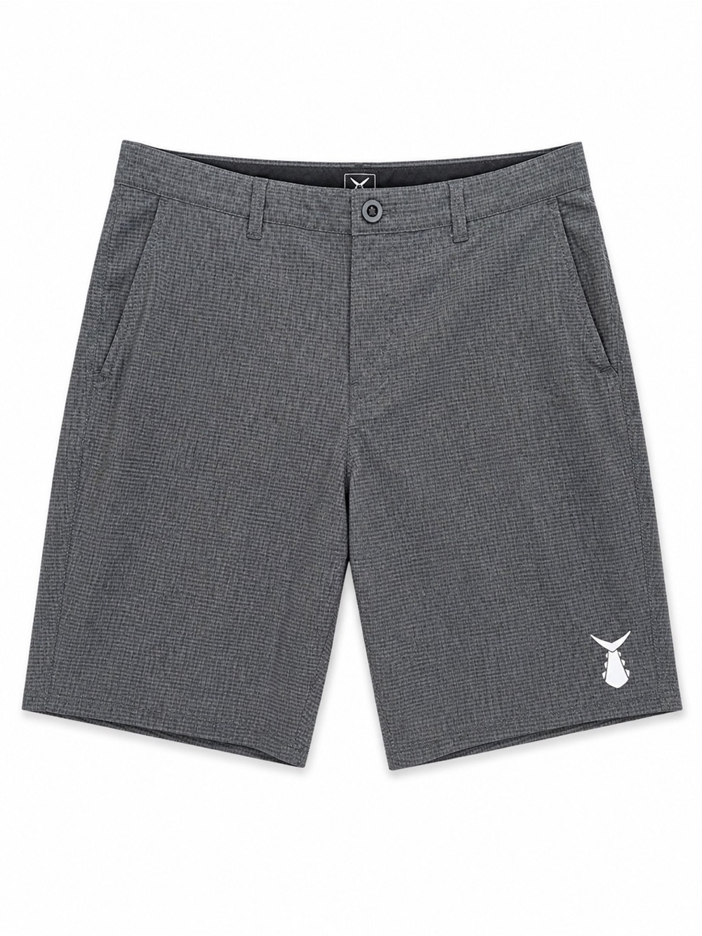 Tunaskin Shorts Mens 34 Charcoal Fibeaus Hybrid Chino Hiking Fishing Pockets